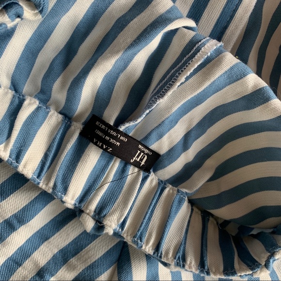 Zara Striped Shorts - High Waisted - Picture 3 of 4